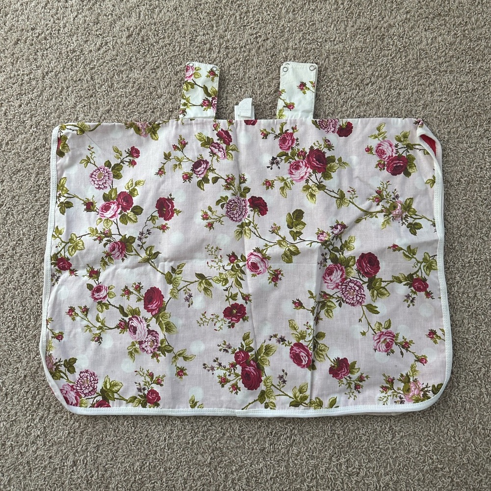 Rockingham Road French Red Roses Car Seat Canopy